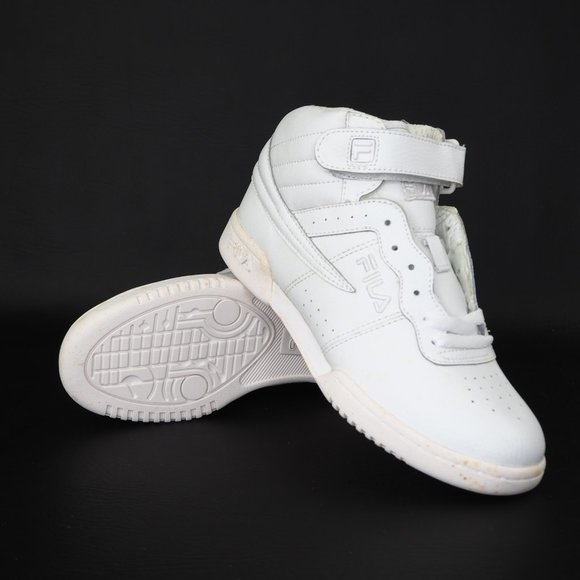 Fila F-13V Boys Shoes Triple White 31F131LT - Picture 11 of 12